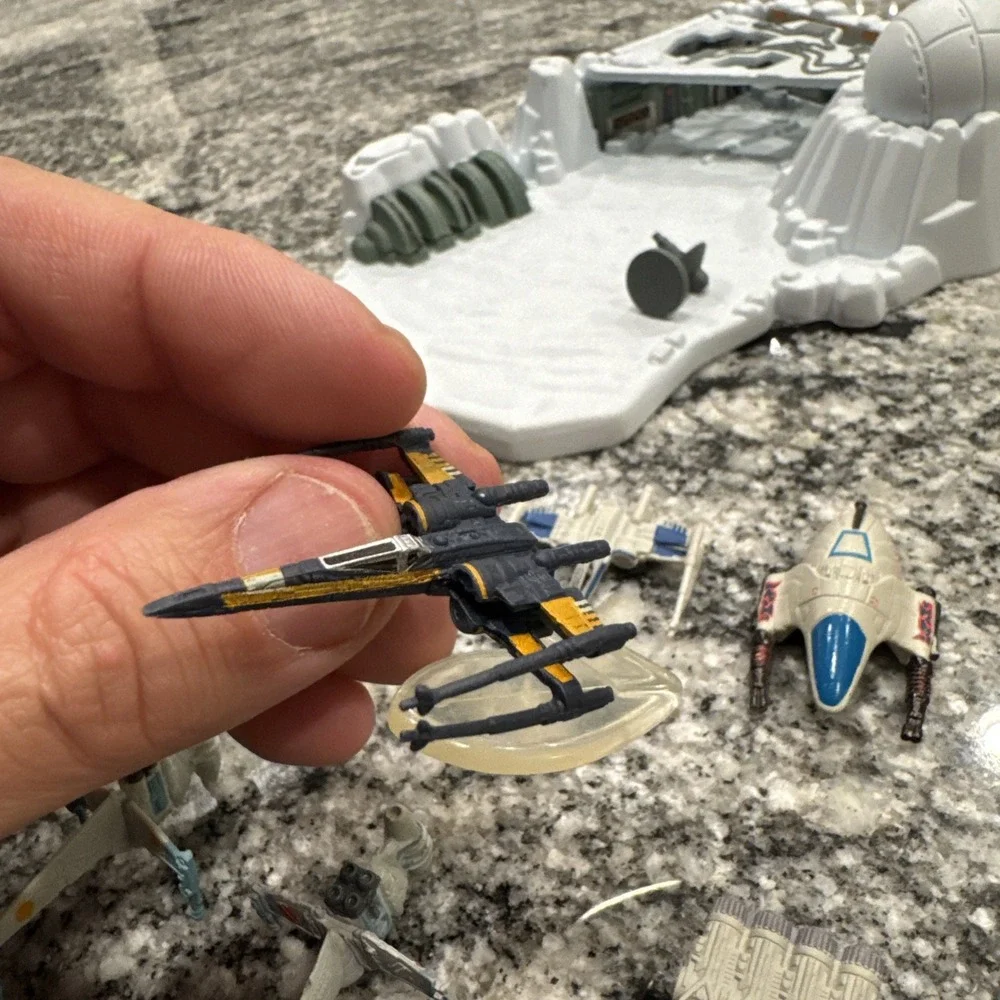 Galoob Star Wars Micro Machines The Death Star Playset 1994 Ice Planet W/ Extras